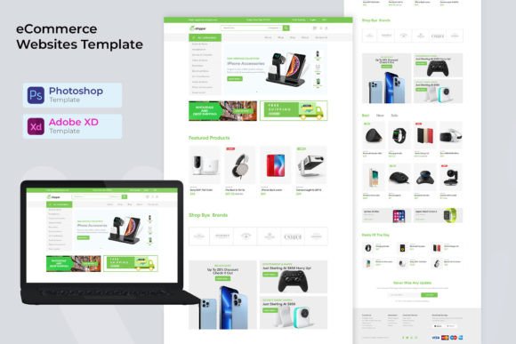 Download Dropshipping Ecommerce Web PSD Template - Template Collection