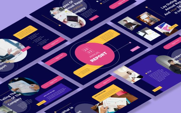 Download Annual Report Powerpoint Template - Template Collection