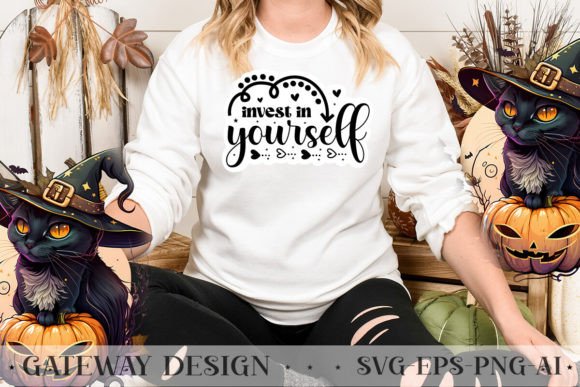 Download Invest in Yourself Sticker Design - Invest Collection