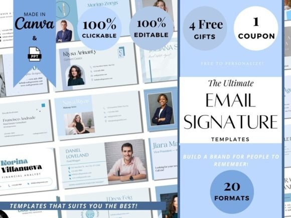 Download Email Signature Template, Realtor, Click - Template Collection