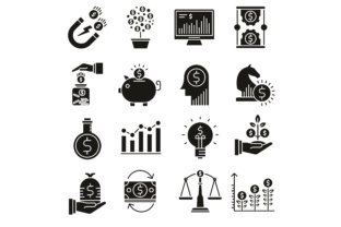 Download Investments Icons Set - Invest Collection