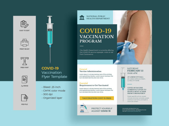 Download Covid-19 Vaccination Flyer Template - Template Collection
