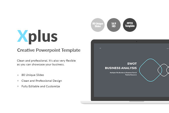 Download Xplus - Creative Powerpoint Template - Template Collection