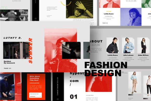 Download FASHION DESIGN Powerpoint Template - Template Collection