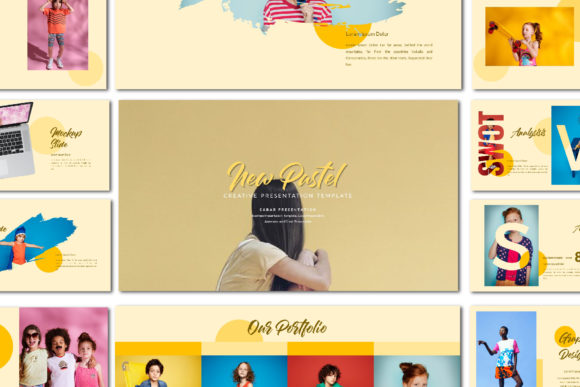 Download New Pastel Googleslide Template - Template Collection
