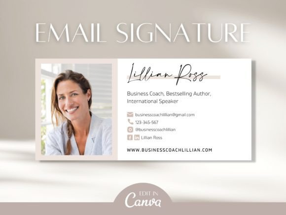 Download Custom Business Email Signature Template - Template Collection