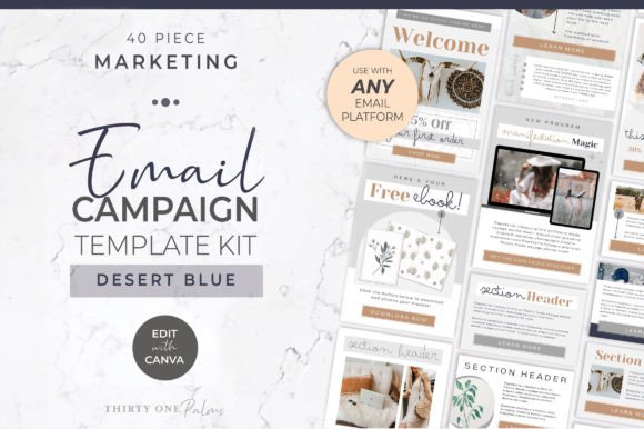 Download Email Marketing Template Canva Set - Template Collection