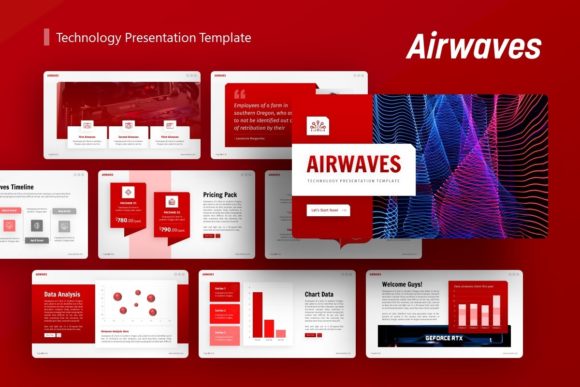 Download Presentation Template - Airwaves - Template Collection