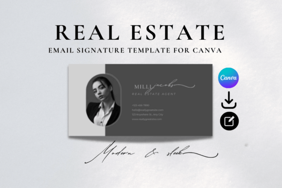 Download Real Estate Email Signature Template - Template Collection
