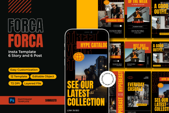Download Forca Hypebeast Instagram Template - Template Collection