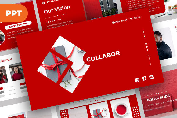 Download Collabor Keynote Presentation Template - Template Collection