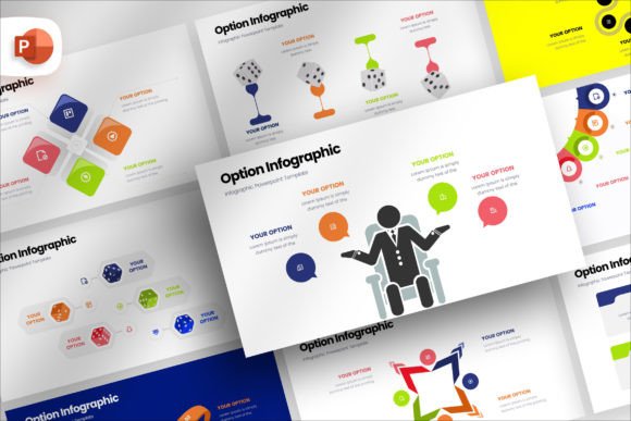 Download Option Infographic PowerPoint Template - Template Collection