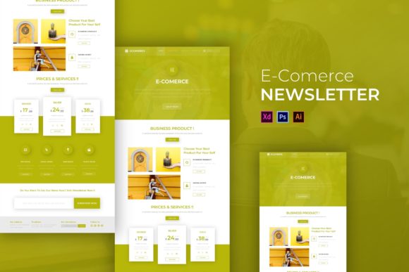 Download Ecomerce | Email Newsletter Template - Template Collection