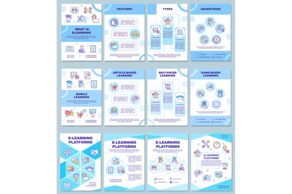 Download Elearning Platforms Brochure Templates - Template Collection