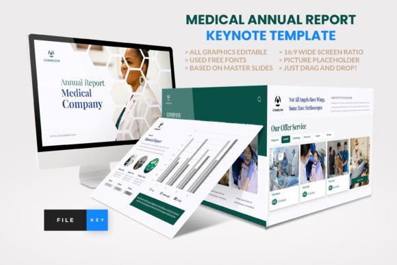 Download Medical Annual Report Keynote Template - Template Collection