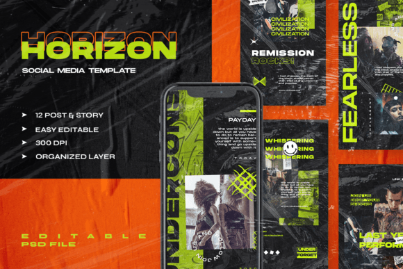 Download Horizon Hypebeast Instagram Template - Template Collection