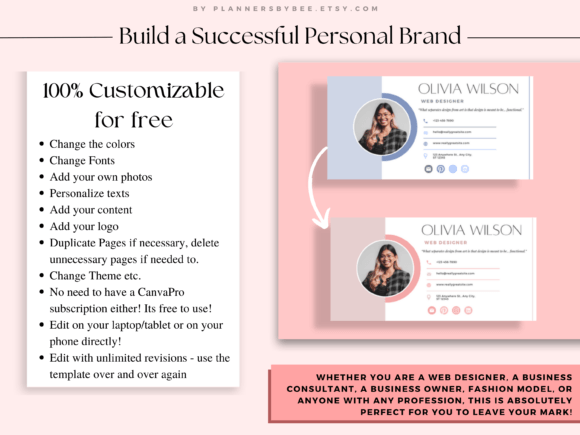 Download Modern Email Signature Template Canva - Template Collection