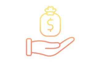 Download Orange Ombre Investments Icon - Invest Collection