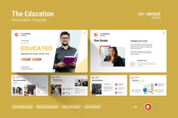 Download Education PowerPoin PresentationTemplate - Template Collection