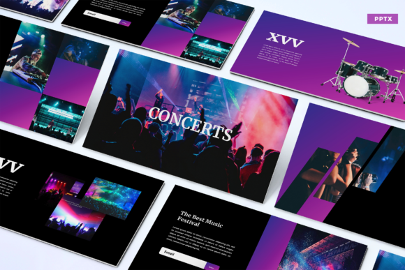 Download Concerts - PowerPoint Template - Template Collection