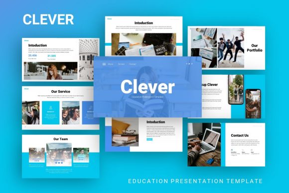Download Presentation Template - Clever - Template Collection