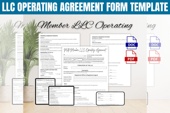 Download LLC Operating Agreement Form Template - Template Collection