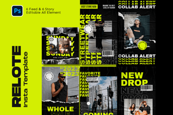 Download Relote Hypebeast Instagram Template - Template Collection