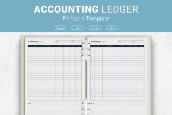 Download Accounting Ledger Printable Template - Template Collection
