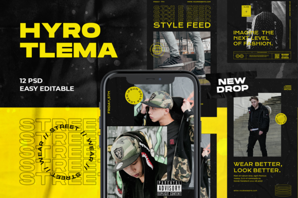 Download Hyrotlema Hypebeast Instagram Template - Template Collection