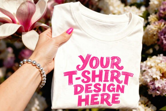 Download Hand Holding T-Shirt Mockup PSD JPG - Holding Collection