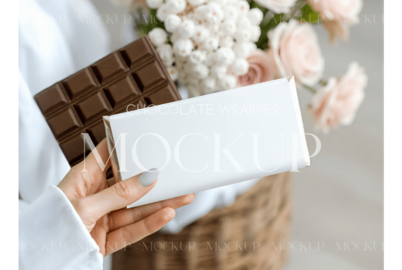 Download Hand Holding Chocolate Bar Mockup - Holding Collection