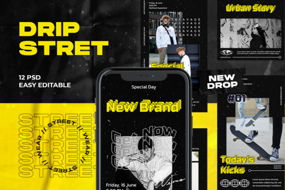 Download Dripstret Hypebeast Instagram Template - Template Collection