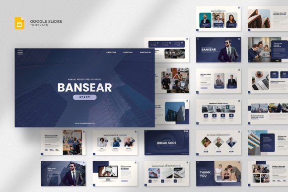 Download Annual Report Google Slides Template - Template Collection