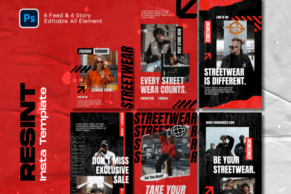 Download Resint Hypebeast Instagram Template - Template Collection