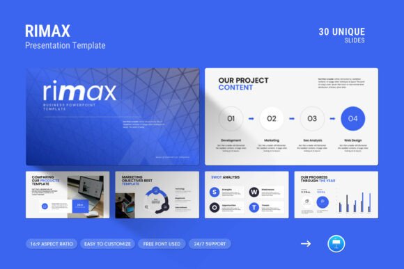 Download Rimax Keynote Presentation Template - Template Collection
