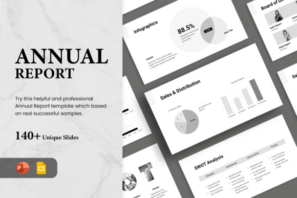 Download Annual Report - Presentation Template - Template Collection