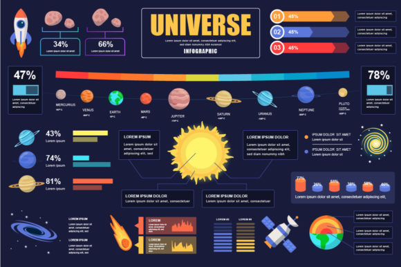 Download Universe Infographic Design Template - Template Collection