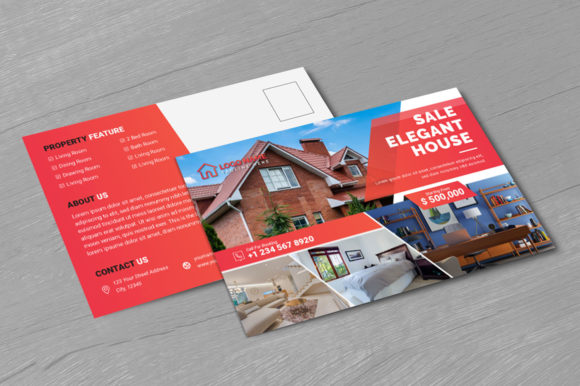Download Real Estate Marketing Postcard Template - Template Collection