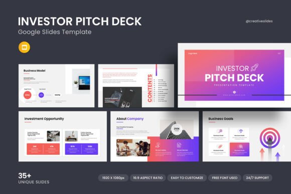 Download Investor Pitch Deck Google Slides - Invest Collection