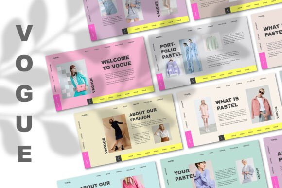 Download VOGUE | Powerpoint Template - Template Collection
