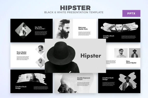 Download Hipster - Powerpoint Template - Template Collection