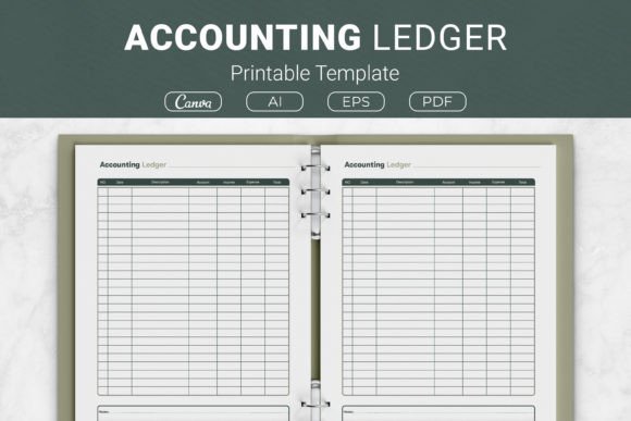 Download Accounting Ledger Printable Template - Template Collection