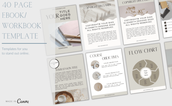 Download Canva Online Course Workbook Template - Template Collection
