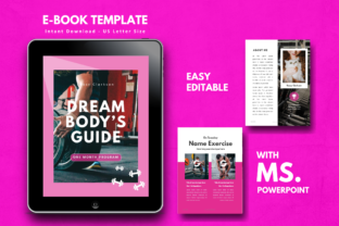 Download Fitness Girl EBook Template PowerPoint - Template Collection