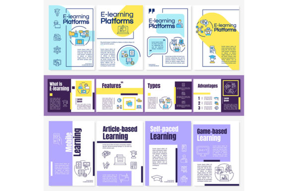 Download Elearning Platforms Brochure Templates - Template Collection