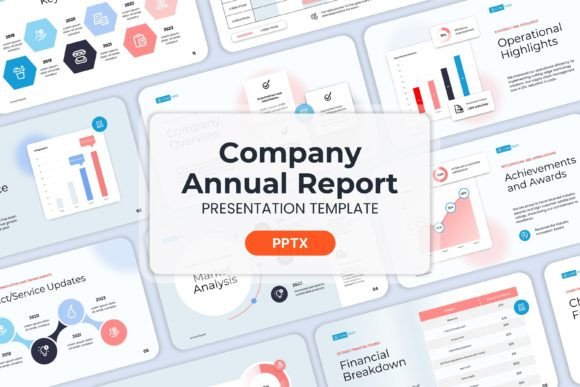 Download Company Annual Report - PPT Templates - Template Collection