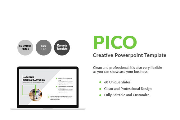 Download Pico - Creative Powerpoint Template - Template Collection