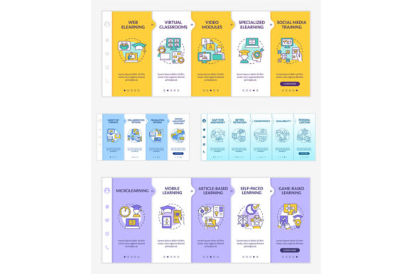 Download Elearning Types Onboarding Template Set - Template Collection